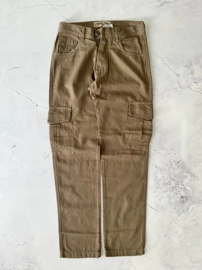 JEANS MOM CARGO Beige