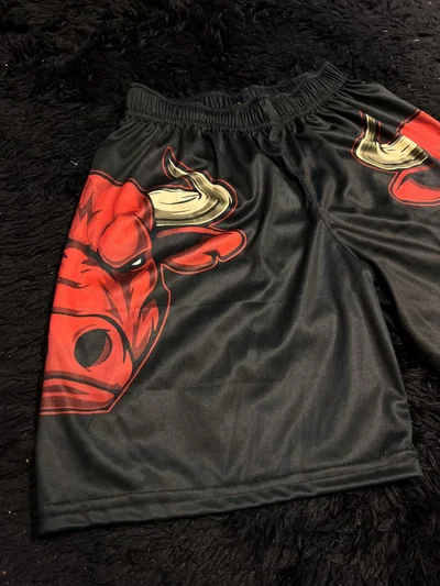 SHORT SUBLIMADO BULLS TORO Negro