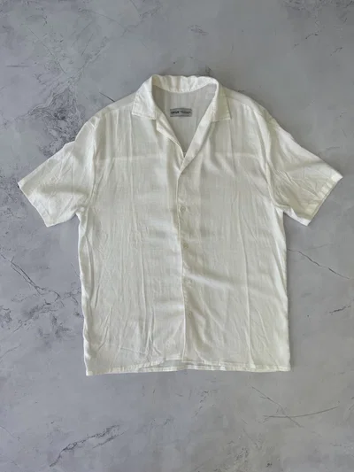 CAMISA CUELLO LINO Blanca