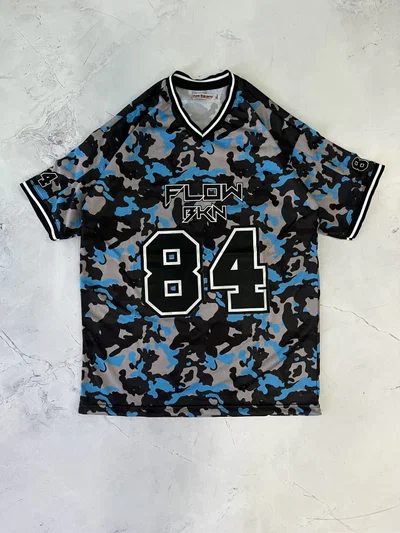 CAMISETA FLOW BKN 84 CAMUFLADA Azul