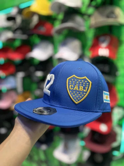 GORRA PLANA BOCA Azul