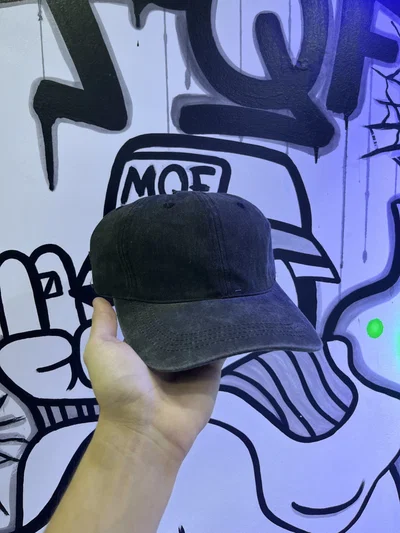 GORRA VINTAGE SIMPLE Gris Oscuro