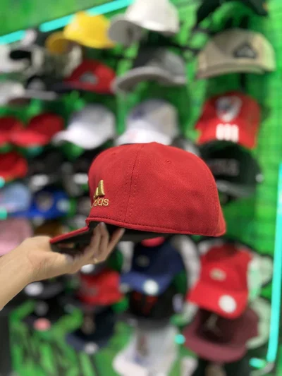 GORRA PLANA CERRADA ESPAÑA Roja