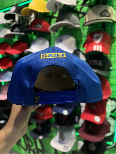 GORRA PLANA BOCA Azul