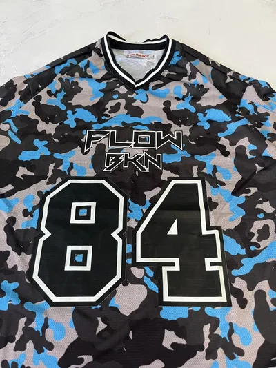 CAMISETA FLOW BKN 84 CAMUFLADA Azul