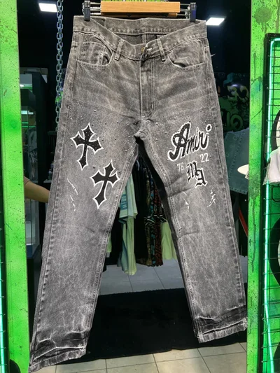 JEANS RECTO AMIRI CRUZ Gris