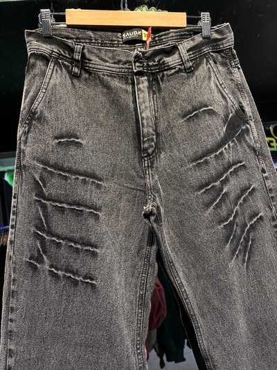 JEANS BAGGY TUNDER DESGASTADO Gris