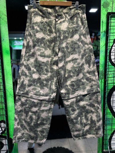 JEANS BAGGY DESMONTABLE MANCHAS Verde