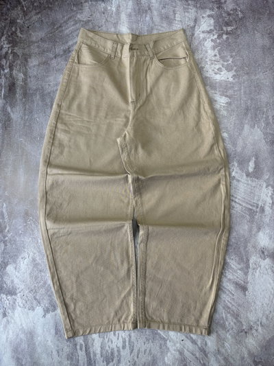 JEANS BAGGY GABARDINA Beige