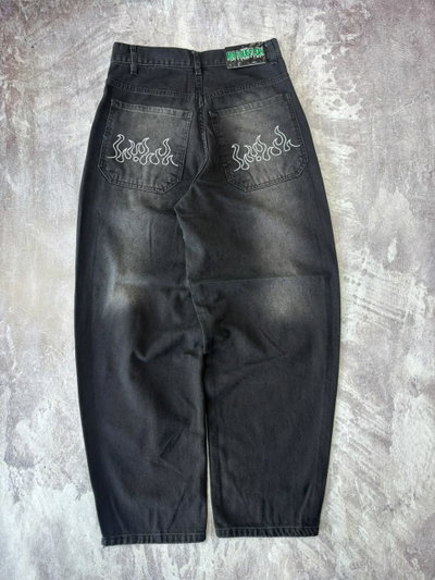 JEANS BAGGY FLAMA Negro