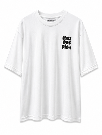 REMERA MAS QUE FLOW Crema