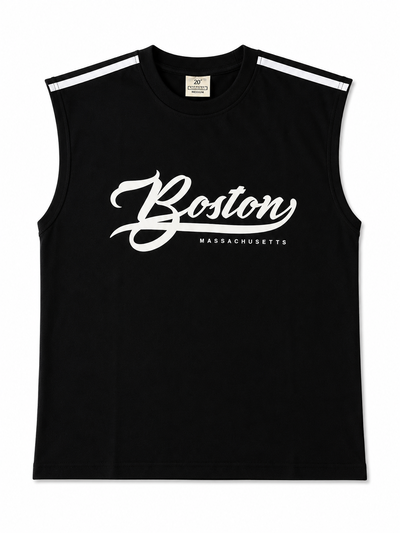 MUSCULOSA BOSTON Negro