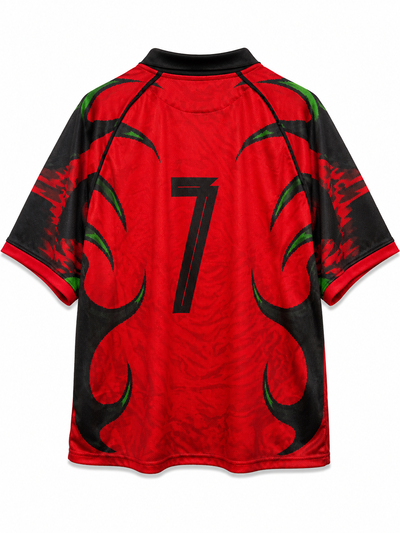 CAMISETA PALACE Roja con negro