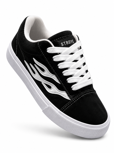ZAPATILLAS STROYE Negras con blanco
