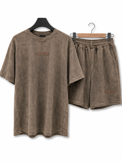 CONJUNTO BAMBULA BOSS Marron