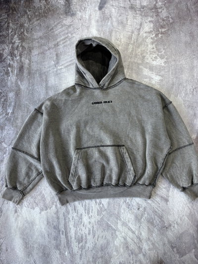 BUZO LONKO BOXY COSTURAS Gris