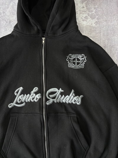 CAMPERA LONKO STUDIOS Negro con gris