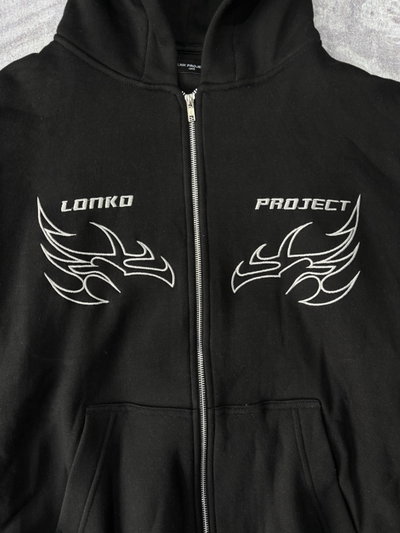 CAMPERA LONKO PROJECT BORDADA Negra