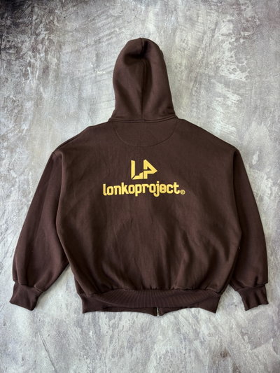 CAMPERA LONKO LOGO Chocolate