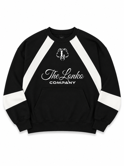BUZO LONKO COMBINADO Negro c Blanco