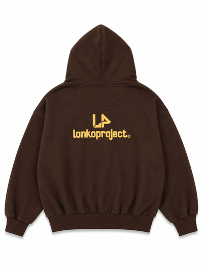 CAMPERA LONKO LOGO Chocolate