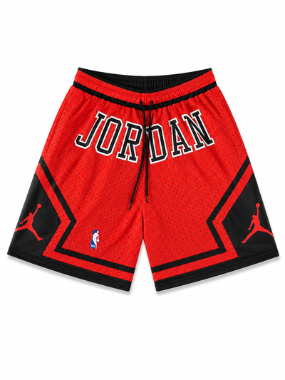 SHORT SUBLIMADO JORDAN PUNTOS Rojo