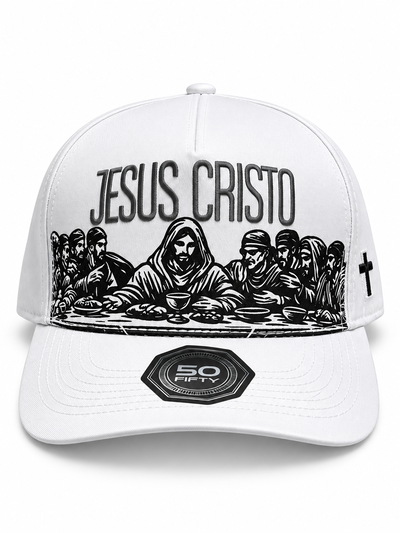 GORRA JESUS CRISTO Blanca