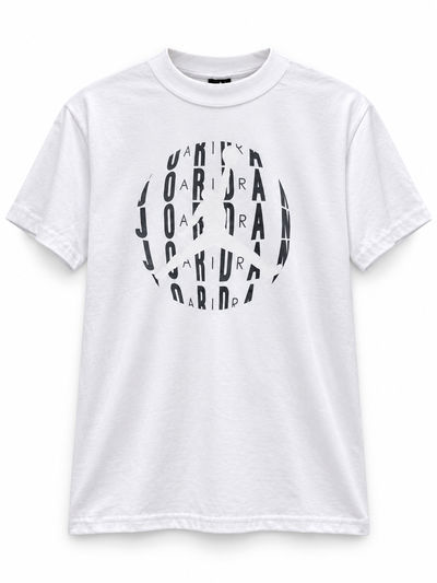 REMERA JORDAN LETTERS CIRCLE Blanca