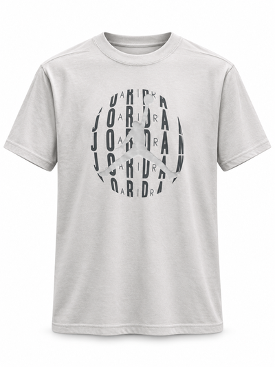 REMERA JORDAN LETTERS CIRCLE Gris