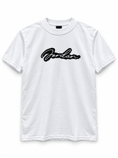 REMERA JORDAN CURSIVA Blanca