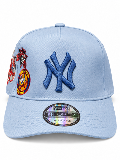 GORRA NY YANKEES CERRADA CELESTE