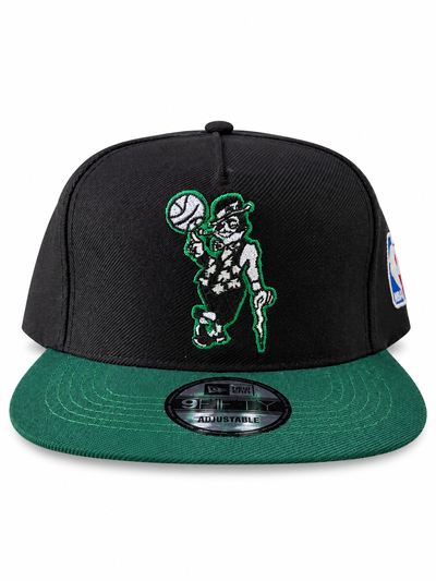 GORRA CELTICS LOGO NEGRO C VERDE
