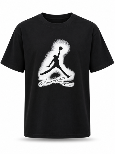 REMERA JORDAN GRAFFITI Negra