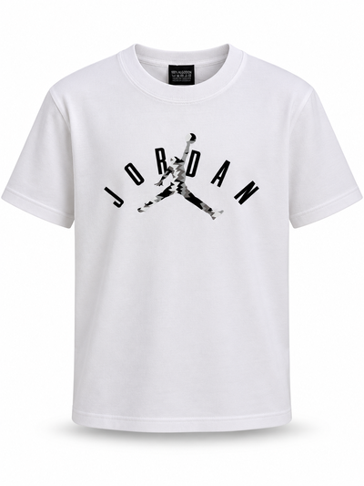 REMERA JORDAN BROKEN LETTERS Blanca