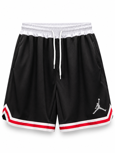 SHORT JORDAN JUMPMAN Negro con rojo