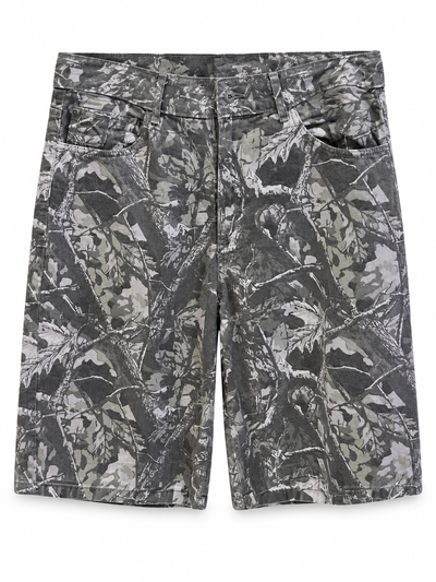 BERMUDA BAGGY FLORES Verde