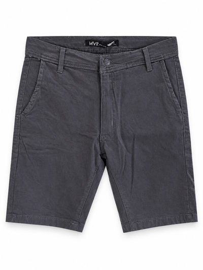 BERMUDA CORTE CHINO Gris