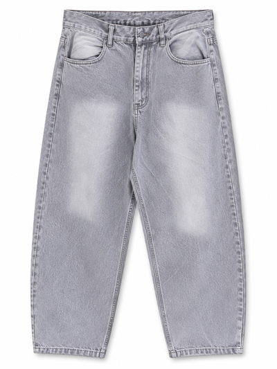 JEANS BAGGY DESPINTADO GRIS CLARO