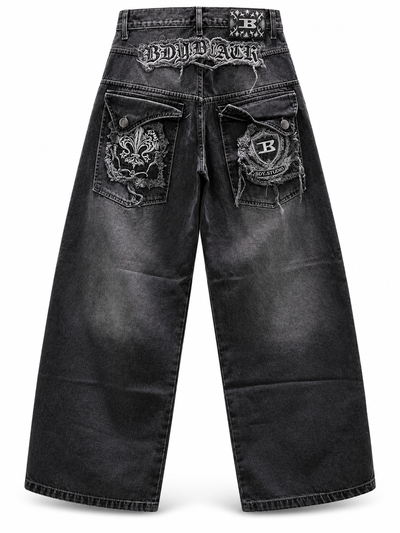 JEANS BAGGY BUDY BLACK NEGRO