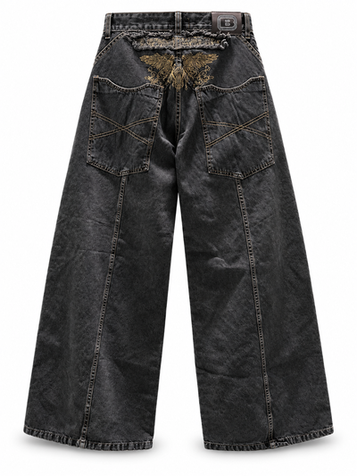 JEANS BAGGY GOLDEN RESILENCE GRIS CLARO