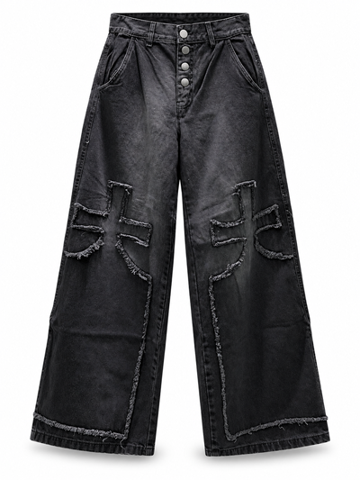 JEANS BAGGY CRUZ GRIS OSCURO