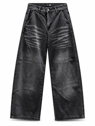 JEANS BAGGY STUDIO RED GRIS