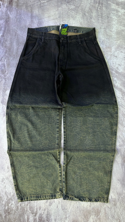 JEANS BAGGY CAMUFLADO GRIS
