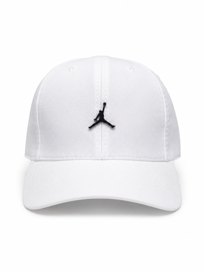 GORRA JORDAN CHAPITA Blanca con plateado