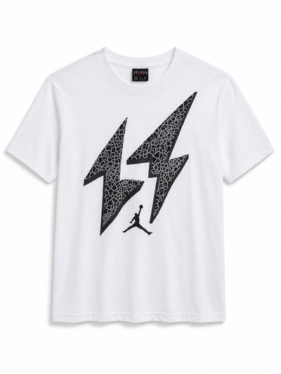 REMERA JORDAN RAYO BLANCA