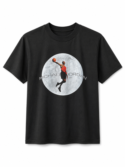 REMERA JORDAN LUNA NEGRA