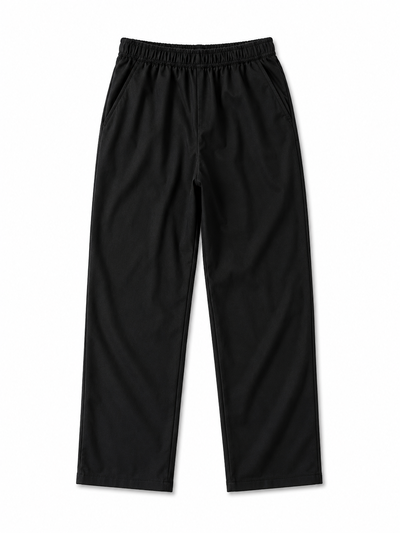PANTALON DE LINO Negro
