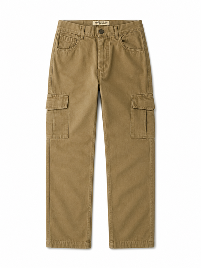 JEANS MOM CARGO Beige