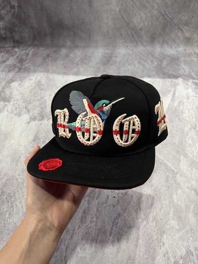 GORRA PLANA G5 COLIBRI DIEZ CU4TRO Negra