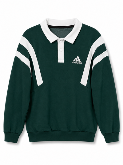 BUZO CHOMBA ADIDAS Verde/crema